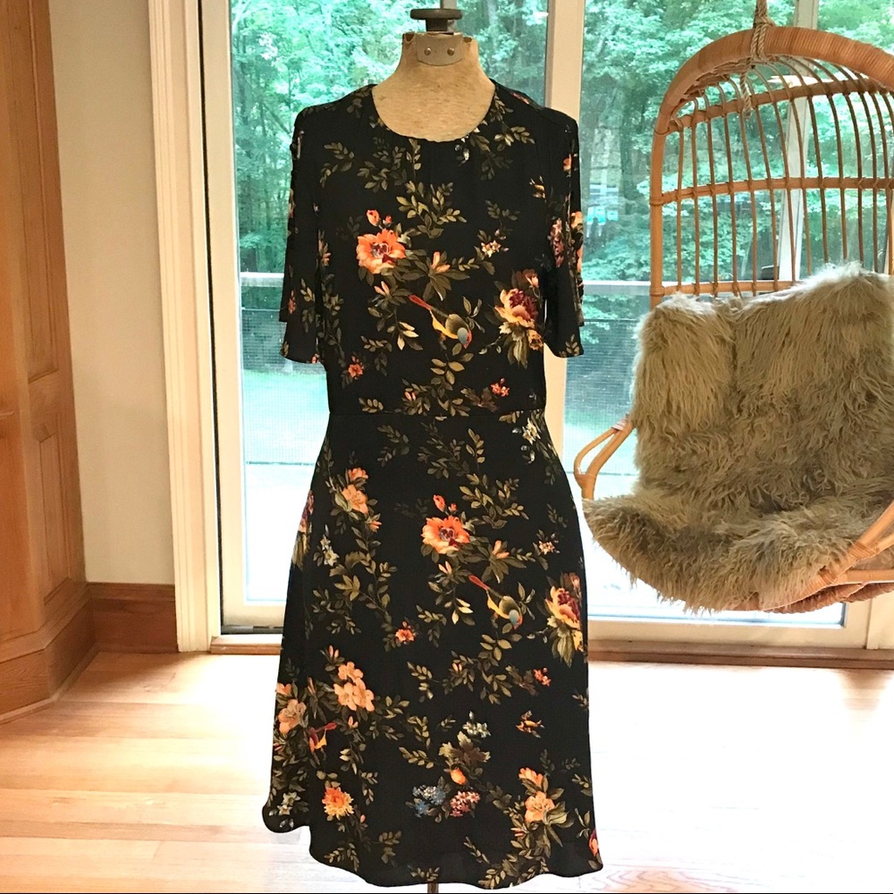 1940’s style h&m floral dress